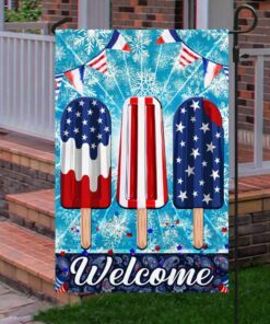 ice cream 4th of july flag independence day hello summer tqn221f 4367