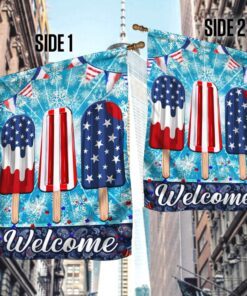 ice cream 4th of july flag independence day hello summer tqn221f 4567