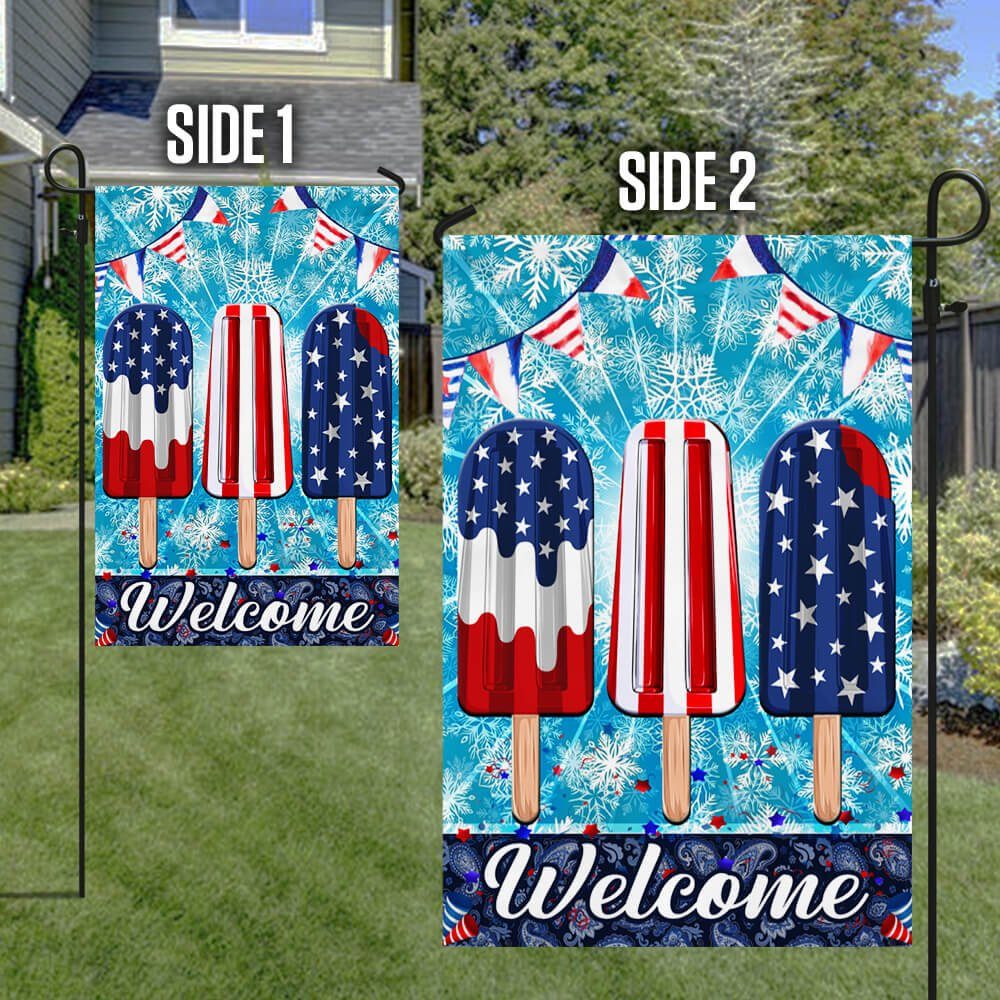 Ice Cream 4th Of July Flag Independence Day Hello Summer TQN221F - Image 6