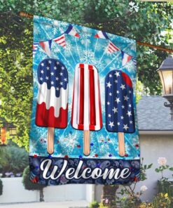 ice cream 4th of july flag independence day hello summer tqn221f 8392