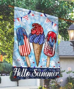 ice cream hello summer 4th of july flag tqn221fv1 5257