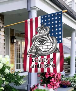 Illuminati Flag Reality Is An Illusion LNT435F