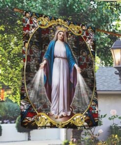 immaculate conception virgin mary flag. blessed virgin mary flag mln101f 2981