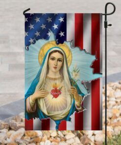 immaculate heart of mary flag 2579