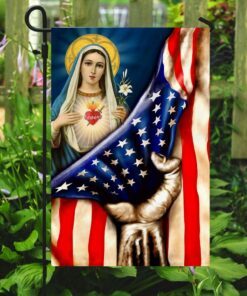 immaculate heart of mary flag 4547