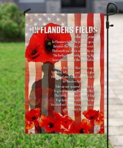 in flanders fields, poppy american flag 7726