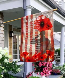 In Flanders Fields, Poppy American Flag