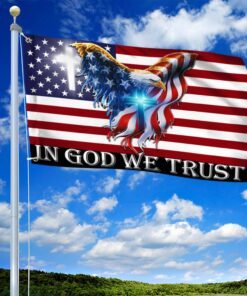 in god we trust, christian cross, american eagle flag thb3602gfv5 4763