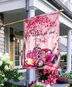 In October We Wear Pink Flag