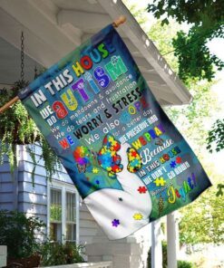 in this autism house flag 7089