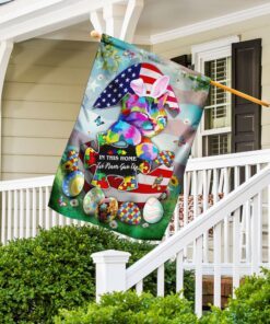 in this home we never give up. autism cat flag 6233