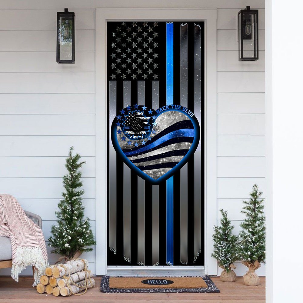 In This House We Back The Blue Door Cover