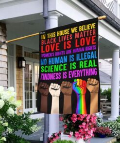 In This House We Believe Flag TRN1026F