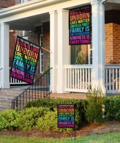 in this house we believe jesus is lord kindness is everything flag mln1048f 5379