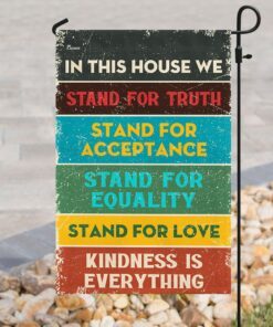 in this house we stand for truth flag 1059