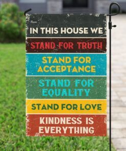 in this house we stand for truth flag 4106