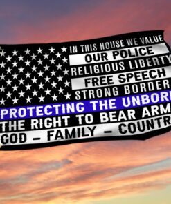 in this house we value our police social equality flag trn1454gf 1945