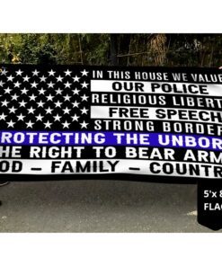 in this house we value our police social equality flag trn1454gf 2299
