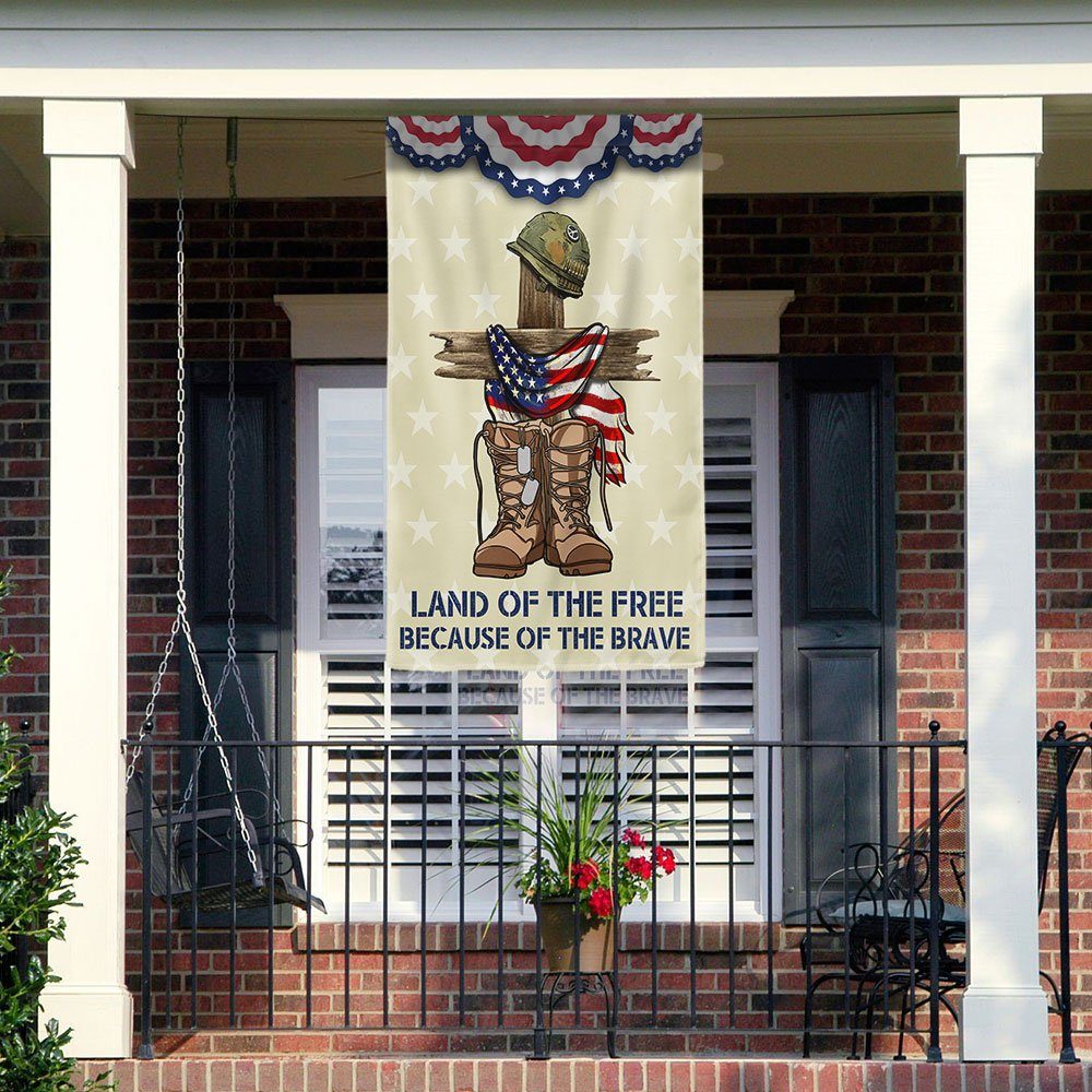 Independence Day Flag Land Of The Free Because Of The Brave 4th Of July TQN1238F - Image 6