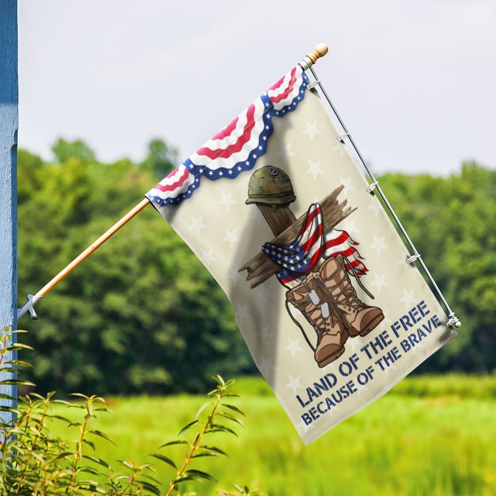 Independence Day Flag Land Of The Free Because Of The Brave 4th Of July TQN1238F - Image 9