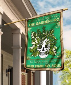Into The Garden Skull Flag