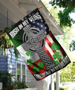 irish american celtic knot flag 1522