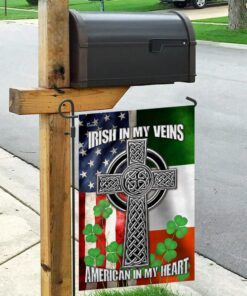 irish american celtic knot flag 2107