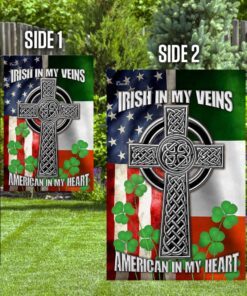 irish american celtic knot flag 2472