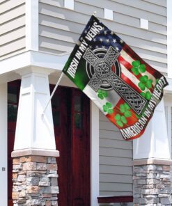 irish american celtic knot flag 4817