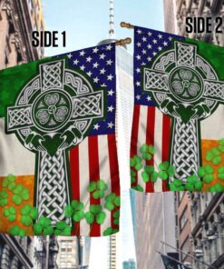 irish american flag irish celtic christian cross flag thb3706fv1 6314