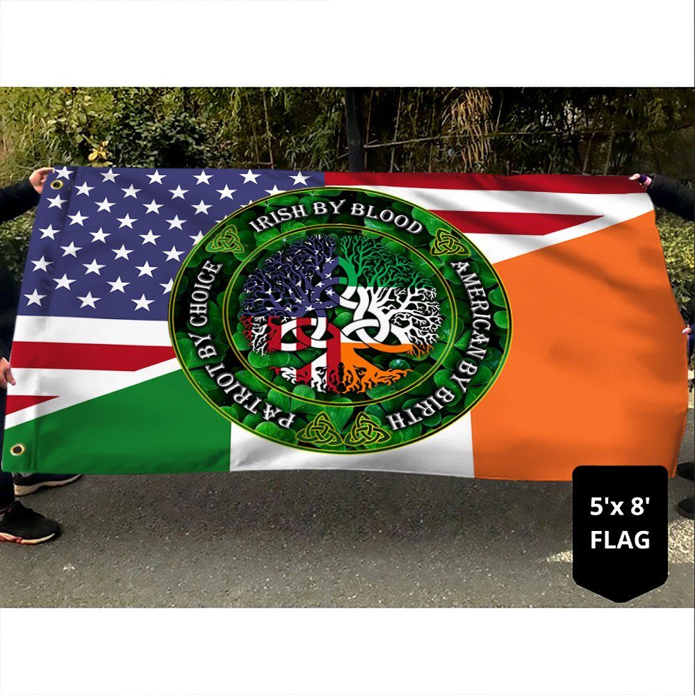 Irish American Grommet Flag Celtic Cross Saint Patrick’s Day QNK543GFv1 - Image 3
