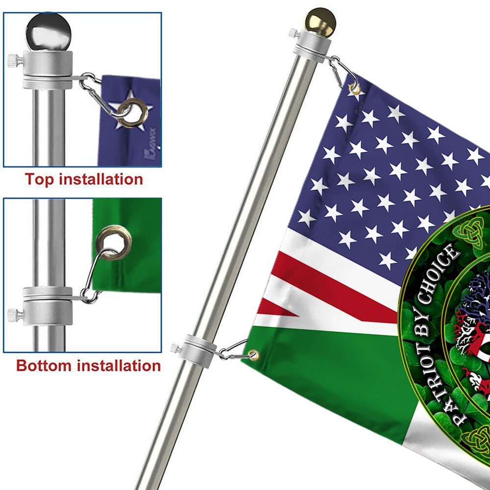 Irish American Grommet Flag Celtic Cross Saint Patrick’s Day QNK543GFv1 - Image 6