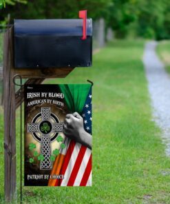 irish by blood american by birth patriot by choice flag 3653