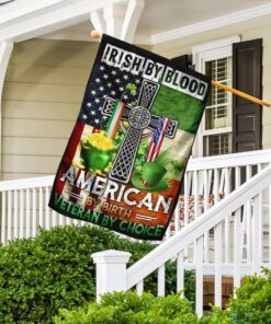 irish by blood american by birth veteran by choice flag 6881