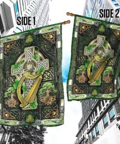 irish celtic cross erin go bragh flag thh3158f 6676