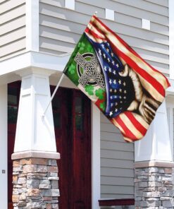 irish celtic cross flag 4292