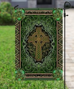 irish celtic cross flag 5851