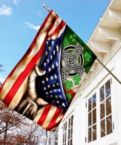 irish celtic cross flag 5852