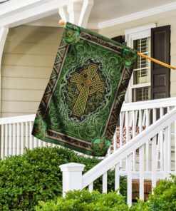 irish celtic cross flag 7428