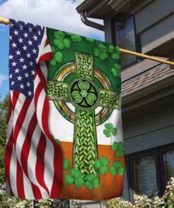 Irish Celtic Cross Flag DDH3128F
