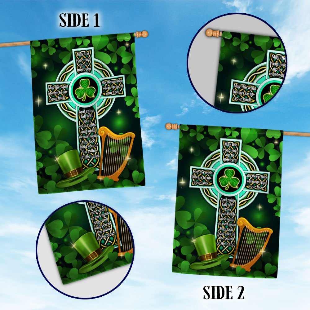 Irish Celtic Cross Irish Blessing St. Patrick Day Flag MLN1000F - Image 2