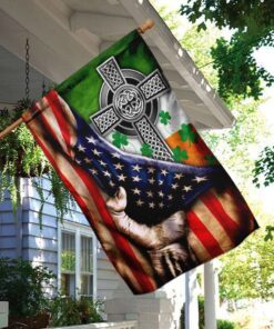irish celtic knot christian cross flag 3933