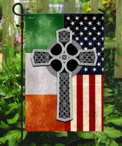 irish celtic knot cross flag 3762