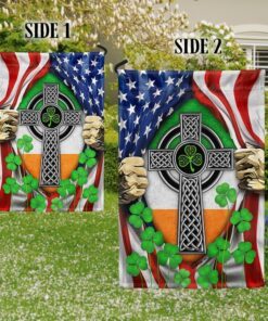 irish celtic knot cross irish saint patrick’s day flag mln914f 1220