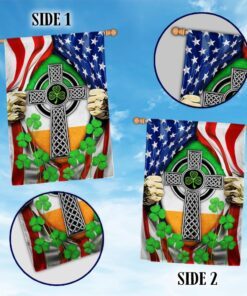 irish celtic knot cross irish saint patrick’s day flag mln914f 4112