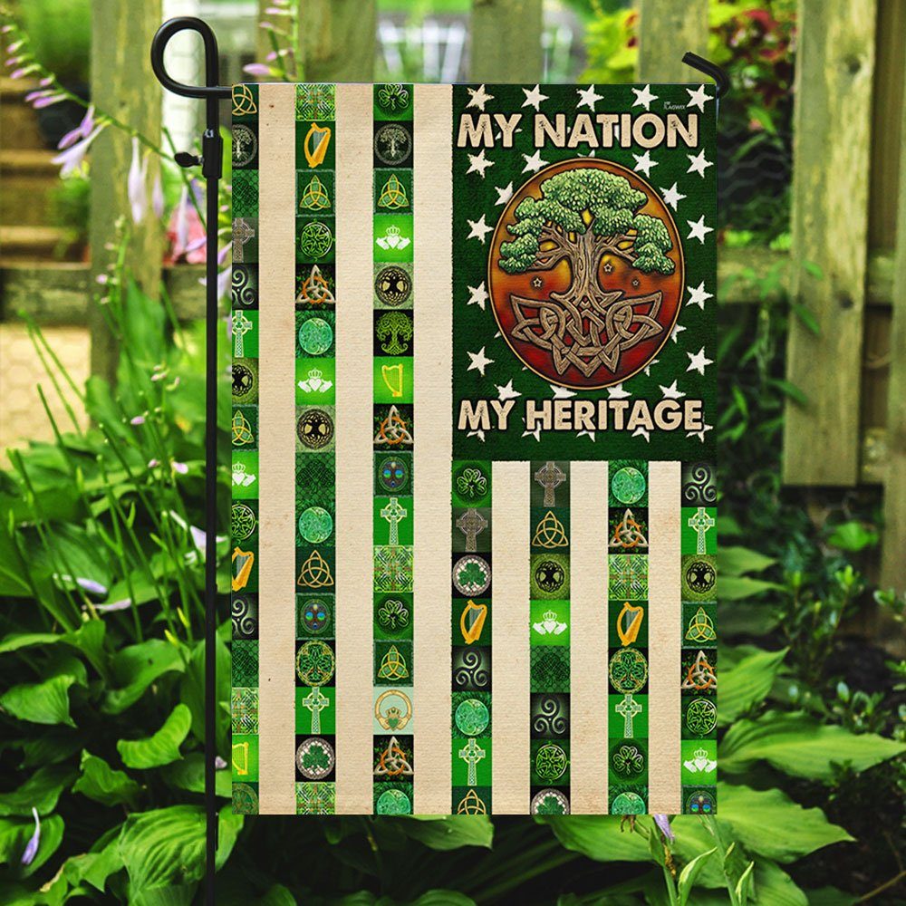 Irish Celtic Tree Of Life Flag My Nation My Heritage MLN63F - Image 5