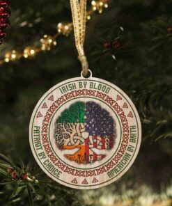 irish christmas ornament irish by blood american by birth patriot by choice qnk06o 3508