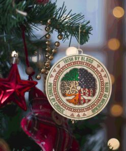 irish christmas ornament irish by blood american by birth patriot by choice qnk06o 4997