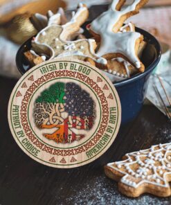 irish christmas ornament irish by blood american by birth patriot by choice qnk06o 6643