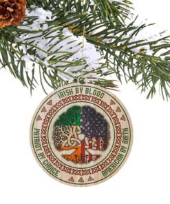 irish christmas ornament irish by blood american by birth patriot by choice qnk06o 7752